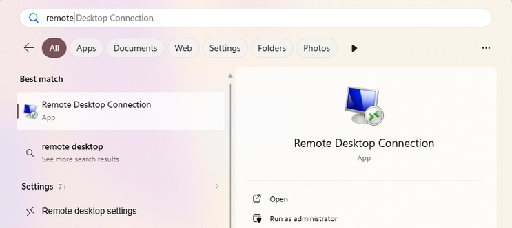 Screenshot des Windows Startmenüs
